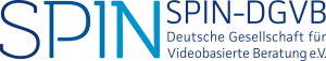Logo SPIN DGVB e.V. in verschiedenen Blautönen